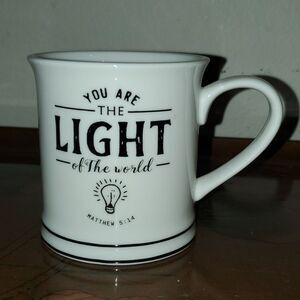 You Are The Light Of The World Matthew 5:14 Coffee Mug Cup 10 0z.